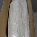 APSMILE King Size Luxury 100% Organic Cotton All Season Down Feather Fibers Comforter, Extra Fluffy Medium Warmth Duvet Insert(106x90, Ivory White)