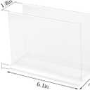 Napkin Holder for Table, Clear Napkin Holder Can Display Photos, Lucite Cocktail Napkin Dispenser for Party,Kitchen, Office, Restaurant, Business, Acrylic Mail Holder Countertop