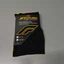 FUTURO Dress Socks for Men, X-Large, Black, Firm (20-30 mm/Hg)