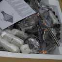 Wellmet French Empire Crystal Chandelier,13-Light Bronze Crystal Pendant Light,Farmhouse Vintage Chandelier Lighting for Living Room, Dining Room, Bedroom, Foyer