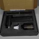 Duster 13458RPM Electric Air Duster 2.147G 3.22 Gear Adjustable Rechargeable Fan Dryer Cleaning Air Blower Vacuum Cleaner ZIHONGSE, Black