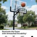 Heavy Duty Replacement Basketball Rim - 18" Solid Steel with Heavy-Duty Net, Pro-Grade Basketball Hoop Rim, Wall-Mount & Hoop Replacement, Double Spring Basketball Hoop Rim & Complete Installation Kit