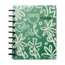 Happy Planner Sustainable Disc-Bound 12-Month Daily, Weekly, Monthly Planner, Jan.–Dec. 2025, Classic Size, Dashboard Layout, Flourishing Flowers, 72 Pages, 12 Dividers, 2 Sticker Sheets, 7" x 9.25"