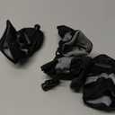 YAODHAOD Dog Shoes for Small Dogs, Puppy Dog Boots & Paw Protector for Winter Snowy Days, Anti-Slip Sole Dog Booties for Indoor Hardwood Floor 4PCS (Black, Size: 4)