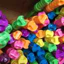 Bubble Wand, 60 Pcs Bubble Wands Bulk in 6 Colors, Bubble Party Favors for Kids, Summer Toys, Indoor Outdoor Activity, Themed Birthday, Wedding, for Girls & Boys