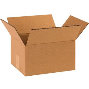 BOX USA Shipping Boxes Double Wall 10"L x 8"W x 6"H, 15-Pack | Corrugated Cardboard Box for Packing, Moving and Storage
