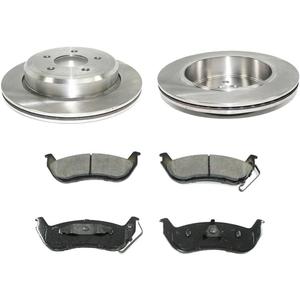 Brake Pads and Rotors Kit for Ford Crown Victoria 2003 2004 2005 2006 2007 2008 2009 2010 2011 4.6L V8 (Rear)