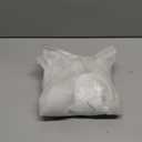 Waterproof Rain Shoe Covers Rubber Shoe Boot Covers Not-Slip Reusable Rain Shoe Protectors Galoshes Overshoes for Man and Women Sand Control Rain Snow (XXXL, White)