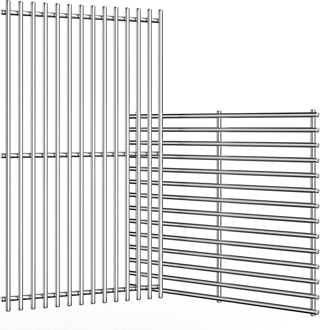 17 Inches Stainless Steel Cooking Grids Grates for Home Depot Nexgrill 720-0830H 720-0830D, 720-0783E, 720-0783C, for Nexgrill replacement parts