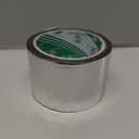 Metallic Tape Mirror Tape Duct Tape DIY Decorative Tapes, 2.4 Inches x 55 Yards (Silver)