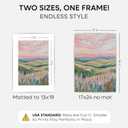 17x24 Silver Picture Frame, High-End Metal, 13x19 Mat, Glass | High End Aluminum, Tempered Glass, Acid-Free 13x19 Removable Mat, 17x24 in Edge-to-Edge Display 24x17, Wall Kit, Set Of 1