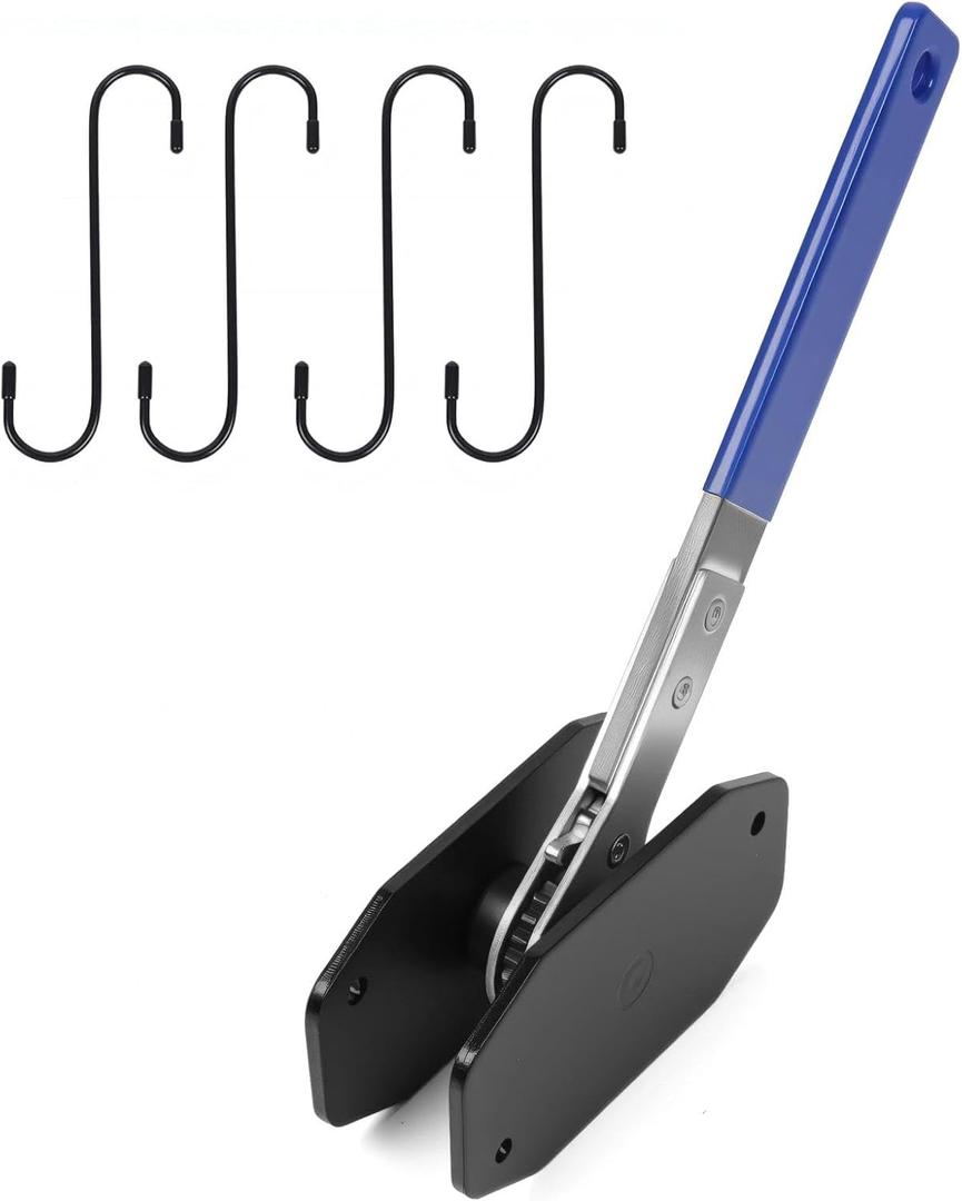 MIKKUPPA Brake Caliper Compression Tool - Universal Disc Brake Caliper Pad Spreader Piston Compressor with 4 Hooks for Single Twin Quad Piston