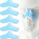 CPAP Nose Pads 5 Pack Universal Nose Pads Reusable Nasal Gel Pads Washable Cpap Nose Protector Fit for Most Masks
