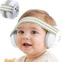 Yoofoss Baby Ear Muffs Noise Protection for Infants Up to 36 Months - Noise Cancelling Headphones for Ear Protection (Green)