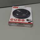 GPX PC332B Portable CD Player with Anti-Skip Protection, FM Radio and Stereo Earbuds - Black