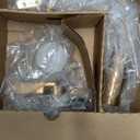 Fransiton Widespread Bathroom Sink Faucet 3 Hole, Brushed Gold Bathroom Faucet with Metal Pop-Up Drain, 2 Handle for 6-16" RV Vanity Sink