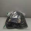 84 Inch Round Patio Furniture Covers with Support Pole, 800D Heavy Duty Waterproof Tear-Resistant Polyester Round Outdoor Table Cover Black