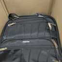 FIGESTIN Underseat Carry On Luggage with Wheels, 16-inch Softside Rolling Under Seat Luggage, Lightweight Overnight Carry On Suitcase for Women Men(Black)