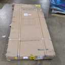 DELAVIN 56"-60"W x 75"H Frameless Shower Door, Double Sliding Shower Door, 5/16"(8mm) Clear Tempered Glass, Noiseless Shatterproof Shower Door with Square Rail, Stainless Steel, Aluminum, Matte Black