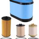 FA1886 FD4617 FL2016 Filter Kit Compatible with 6.4L V8 Powerstroke F250 F350 F450 F550 Super Duty 2008-2010 Engine Replaces 7C3Z-9601-B P613522 A55697 8C3Z9N184A 8C3Z9N184C 3C3Z-6731-AA 1840752C91