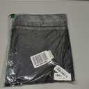 Large Black Travel Shoe Bags - 10 Pcs with Clear Window, Non-Woven Drawstring, 12.6" X 17.3" for Men Women