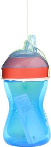 Philips Avent Spout Sippy Cup with Soft Spout and Leak-Proof Design, Blue/Green, 10oz, SCF801/21 Philips Avent Spout Sippy Cup with Soft Spout and Leak-Proof Design, Blue/Green, 10oz, SCF801/21
