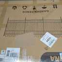5 Panels Garden Fence Animal Barrier, 32 in (H) x 11.8 ft (L) Decorative Garden Fence, Rustproof Metal No Dig, Tall Garden Fencing, Dog Fence Outdoor for Yard, Patio