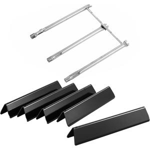 Spirit II E-310 Grill Replacement Parts for Weber Spirit E310 Natural Gas Grill Parts 3 Burner Spirit and Spirit 2 300 Series Spirit E-310 E-330 E330 310 GS4 7636 Flavorizer Bars 68950 Burner Tube Kit