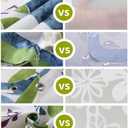 Autumn Pumpkin Shower Curtain Summer Beach Starfish Seagull Waterproof Shower Curtain with Hooks Seasonal Thanksgiving Fall Shower Curtains for Bathroom, Hotel, Stalls, Bathtubs, 72x72 Inch (Orange Blue)