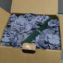 AVIVIHO 65pcs Fake Flowers Dusty Blue Hydrangea Artificial Flowers Bulk (Not Squished, No Steaming Need) Silk Flowers with Stems for Wedding Decor,Home,Baby Shower,Table Centerpieces Decoration