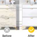 Arthome Peel and Stick Wallpaper - White Wood Contact Paper - White Wallpaper - Self-Adhesive, Removable and Waterproof for Cabinet, Countertop (23.6''x200'')