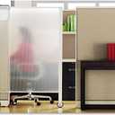 Quartet Privacy Screen, 64" x 38" Translucent Portable Wall Divider, Adjustable Height, Sturdy Aluminum Frame on Wheels, Includes Attachable White Board (WPS2000)