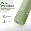 2 x 2PCS Silicone Water Bottle Boot for Owala 24oz 32oz 40oz, Anti-Slip Protective Sleeve Bottom Bumper Protector for FreeSip, Twist, and Flip Stainless Steel Water Bottles (Mint)