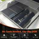 7635 Flavorizer Bars & 7637 Grill Grates for Weber GS4 Spirit II 200 Series, Replacement Parts for Weber Spirit & Spirit II E-210 E-220 S-210 with Front Controls, 15.3" Flavorizer Bars & 17.5" Grates
