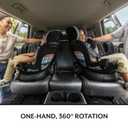 Evenflo Revolve360 Slim 2-in-1 Rotational Car Seat (Canton Black)