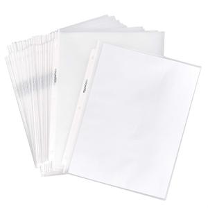 Amazon Basics Heavy Duty Non-Glare Sheet Protector for Documents, 3 Ring Binder, Top Loading, Letter Size 8.5 x 11 inch, Clear, 100-Pack
