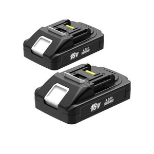 Worthmah 2 Pack 4000 mAh 18 Volt Battery Replace for Makita 18V Lithium Ion Battery BL1840B BL1815 BL1850B BL1860B, Compatible with makita 18v Charger and Cordless Power Tools