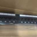 Rapink Patch Panel 24 Port Cat6 10G Support, Network Panel UTP 19-Inch, Wallmount or Rackmount 1U Ethernet Patch Panel Punch Down Block for Cat6, Cat5e, Cat5 Cabling