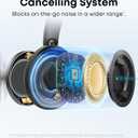 Soundcore Space One Pro, FlexiCurve Over-Ear Headphone, Adaptive Active Noise Cancelling Headphones Driven by 6 Mics, 60H Lossless Audio, Ultra-Fast Charging, Hi-Res Wireless, Comfortable Fit (Medium, Jet Black)