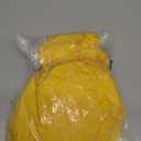 6FT Yellow Arch Backdrop Cover - Polyester Fitted Wedding Arch Stand Covers Round Top Chiara Backdrop Cover for Birthday Party Banquet Photo Background Decoration