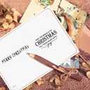 4 x Fancy Land African American Nativity Christmas Cards Foil Embossed Black Religious Holiday Greeting Cards Bulk with Envelopes for Christian Holy Family Supplies 24Pcs