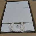 BagDream Paper Shopping Bags 10x5x13 100Pcs White Kraft Gift Bags with Handles Bulk, for Shopping, Merchandise, Retail, Party Favor, Gifts, Take-out, Recyclable Paper Sacks