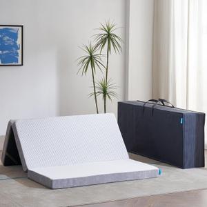 Freesof Odorless Foldable Mattress Medium Full Size 75" x 54" x 4"