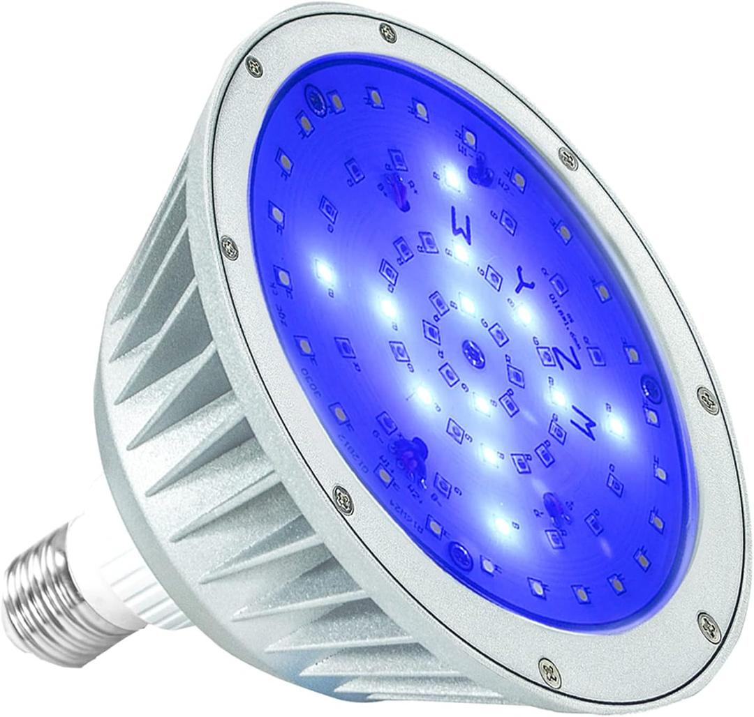 WYZM LED Pool Lights,12V 40W Pool Light,IP65 Waterproof,RGB+W Color Changing, Pool Light Bulb for Inground Pool,Replacement for Pentair,Hayward and Other E26 Screw in Fixtures