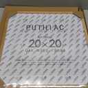 20x20 Oak Wood Picture Frames -20"x20" Poster Frames for Wall, 20x20 Picture Frame, 20 x 20 Picture Frames, 20 x 20 Frames for Wall(1 Pack, Beige)