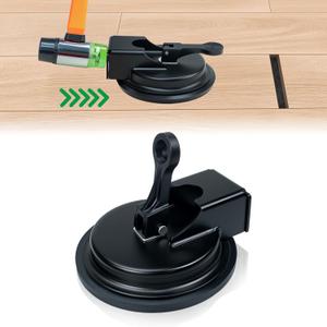 Upgraded Laminate Floor Gap Fixer Tool with Enhanced Vacuum Suction Cup: Professional Plank Grabber Flooring Gap Fix, Heavy Duty Durable Metal, Plank Repair Flooring Tool for Smooth Surface Floor
