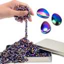 Fidget Toys For Teen Boys Adult, 1000pc Metal Cool Gadgets Gift Quiet Office Desk Sensory Stress Fidgets Beads Balls Stones Toy Anxiety Relief Items For Teen Girls ADHD Autism Autistic Ferrite Putty