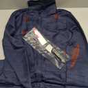 Halloween Scary Killer Costume Men Adult Serial Killer Cosplay Blue Jumpsuit Coveralls Outfit S