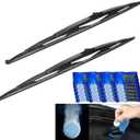28 Inch Wiper Blade RV Pair or Motorhome rv windshield wipers 12mm 9mm J Hook With And 2pcs Rubber Wiper Blades Refills 28"/28"