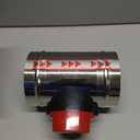 4" Motorized Duct Damper,AC 110V On/Off Backdraft Damper Control, Stainless Steel Airflow Control Damper for HVAC System